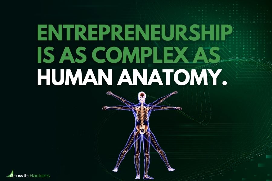 entrepreneurship is as complex as human anatomy