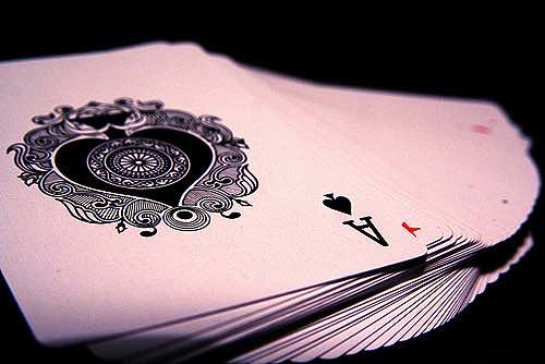 Content Marketing Ace of Spades Card Deck Shuffle