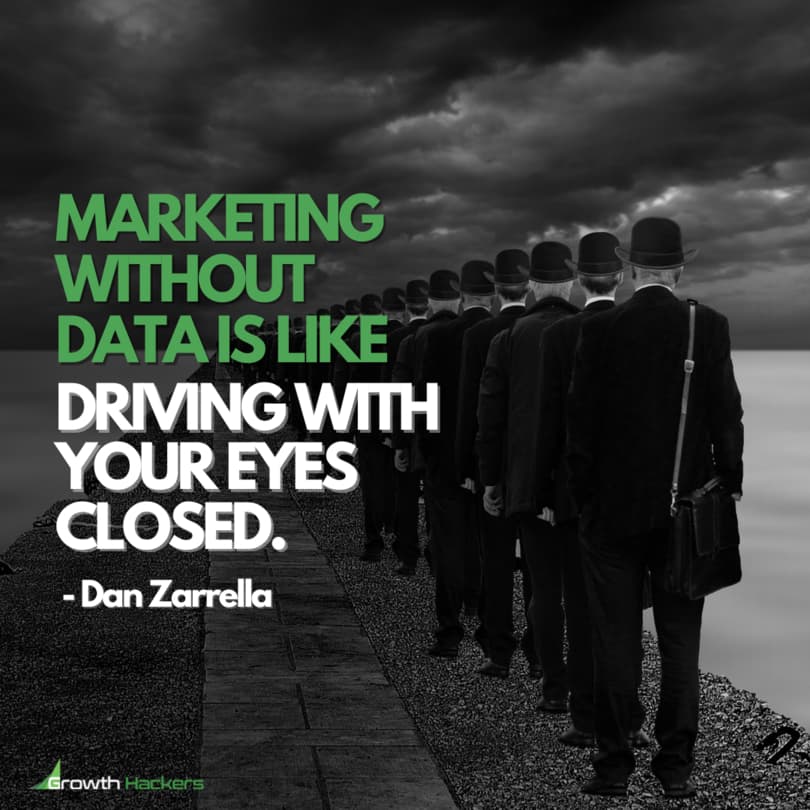Marketing Without Data is Like Driving with your Eyes Closed Dan Zarrella Quote Quotes