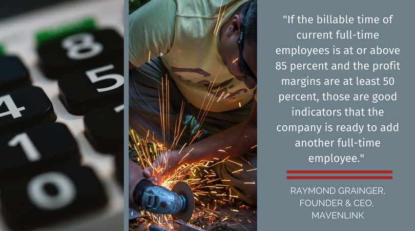 Raymond Grainger Quote Mavenlink Employee Contractor Hiring Scale
