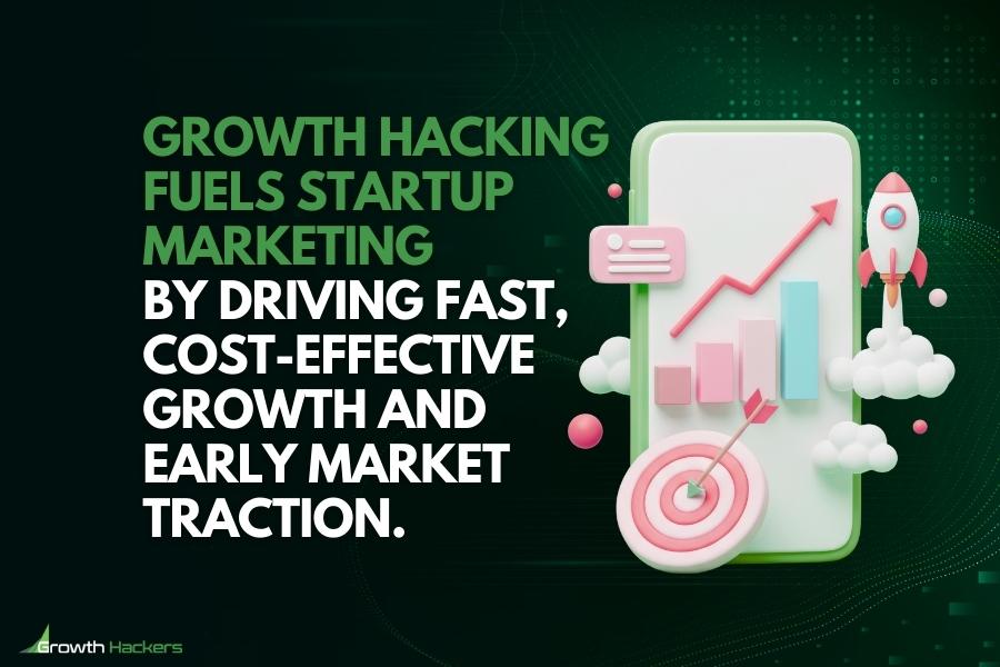 Growth hacking fuels startup marketing by driving fast cost-effective growth and early market traction