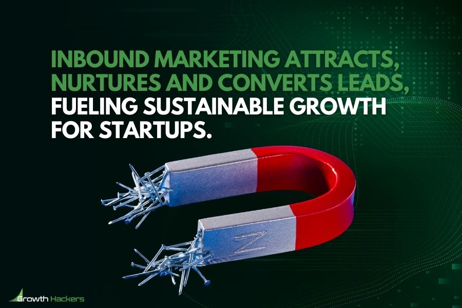 Inbound marketing attracts nurtures and converts leads fueling sustainable growth for startups
