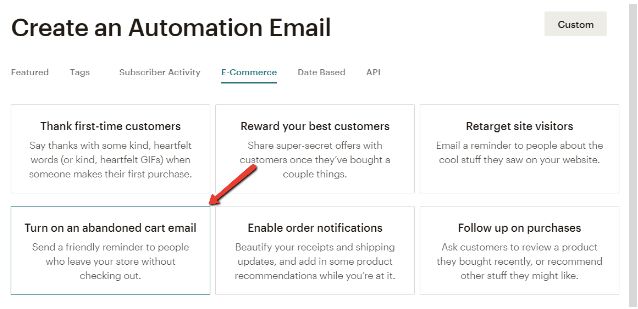 Create Automation Email Campaign MailChimp