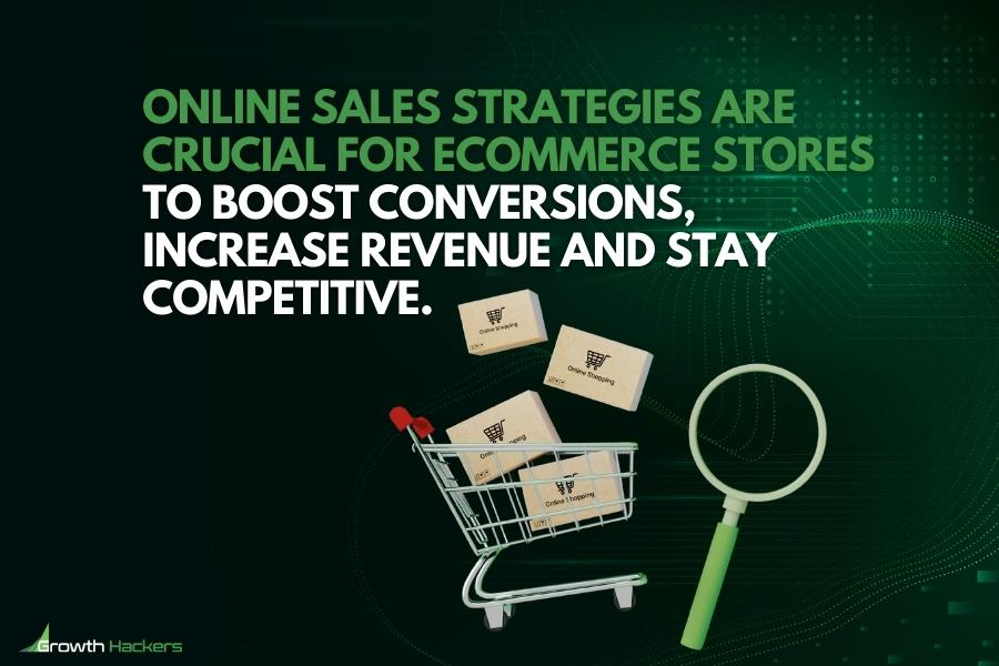 Online sales strategies are crucial for eCommerce stores to boost conversions increase revenue and stay competitive