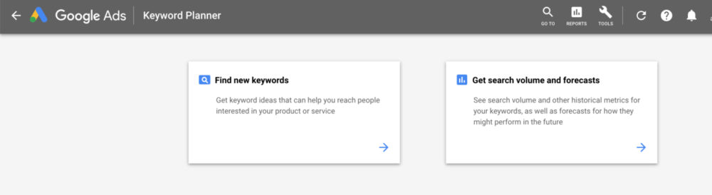 Keyword Planner Find Google Ads