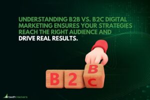 Understanding B2B vs. B2C digital marketing ensures your strategies reach the right audience and drive real results