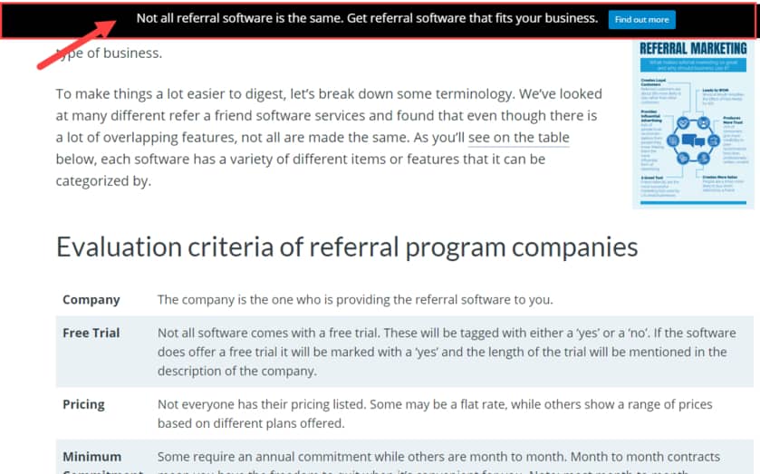 Evaluation Criteria of Referral Program Companies