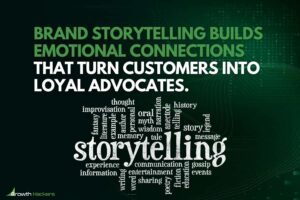 Brand storytelling builds emotional connections that turn customers into loyal advocates