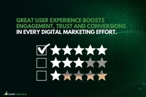 Great user experience boosts engagement trust and conversions in every digital marketing effort