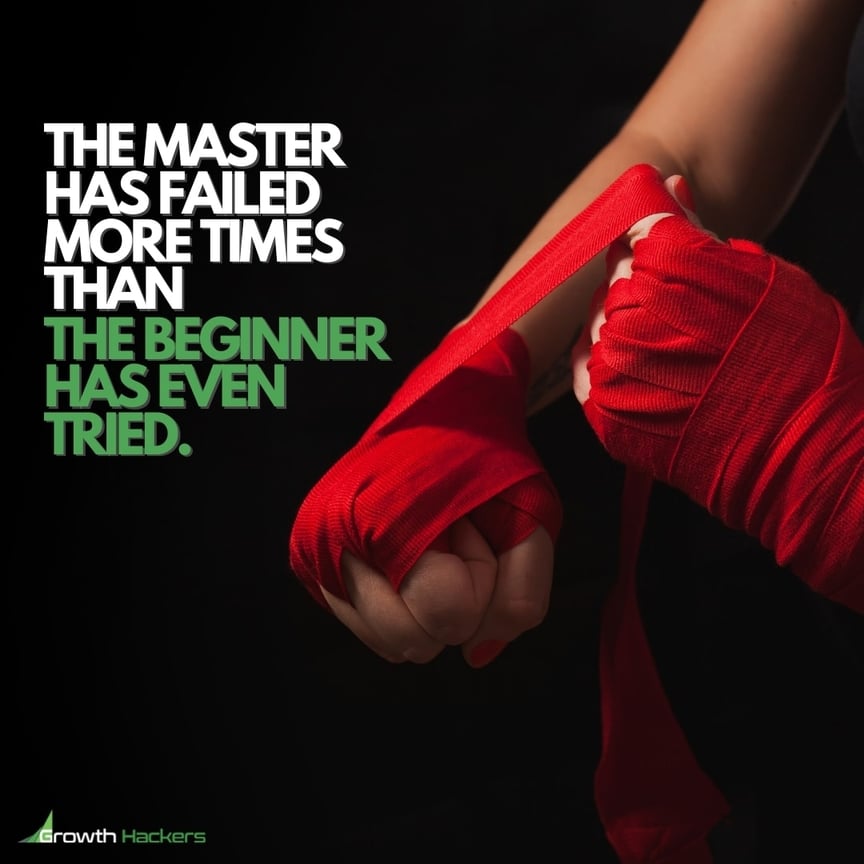 Failure Success Leadership The master has failed more times than the beginner even tried