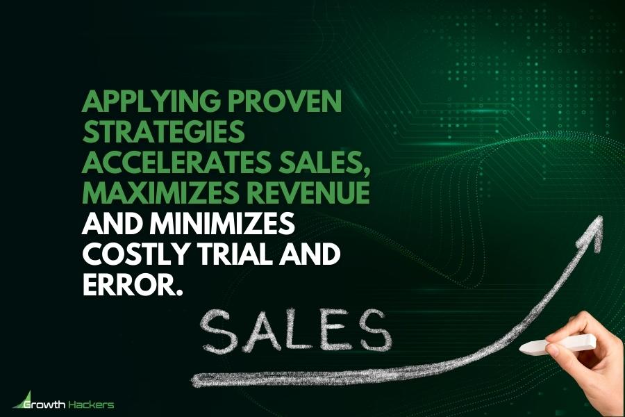 Applying proven strategies accelerates sales maximizes revenue and minimizes costly trial and error