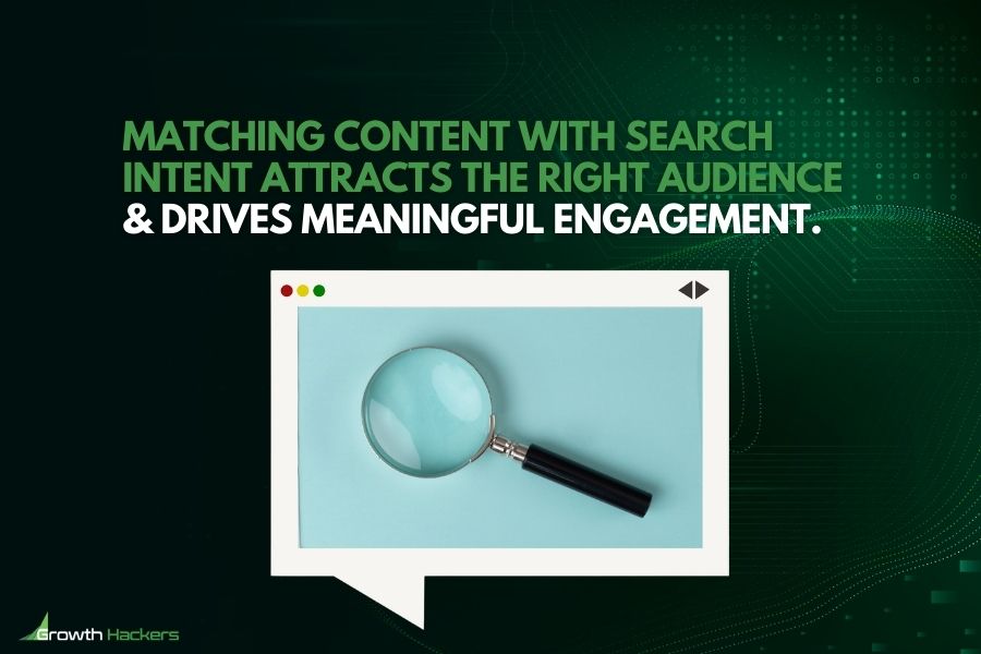 Matching content with search intent attracts the right audience and drives meaningful engagement