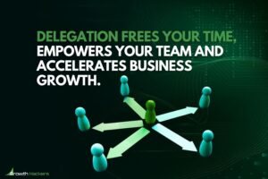 Delegation frees your time empowers your team and accelerates business growth