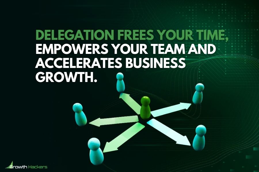 Delegation frees your time empowers your team and accelerates business growth