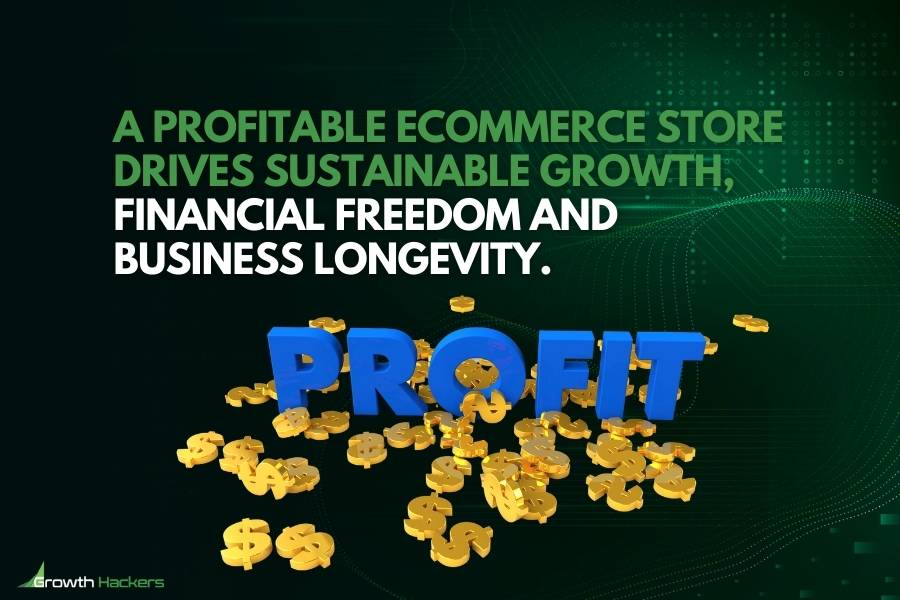A profitable eCommerce store drives sustainable growth financial freedom and business longevity