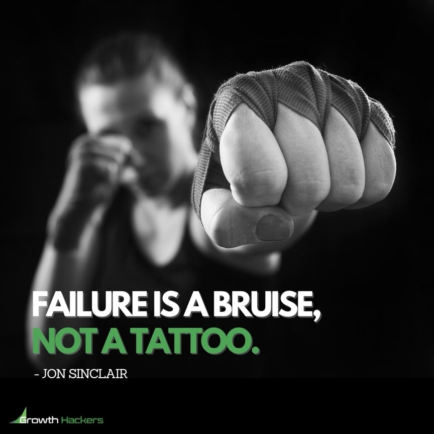 Failure is a Bruise not a tattoo Success Successful Quote