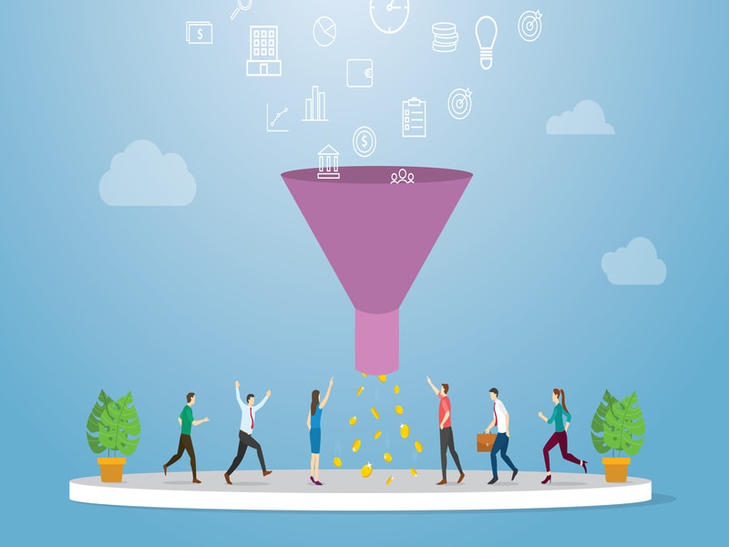 Sales Funnel Elements Branding Content Marketing