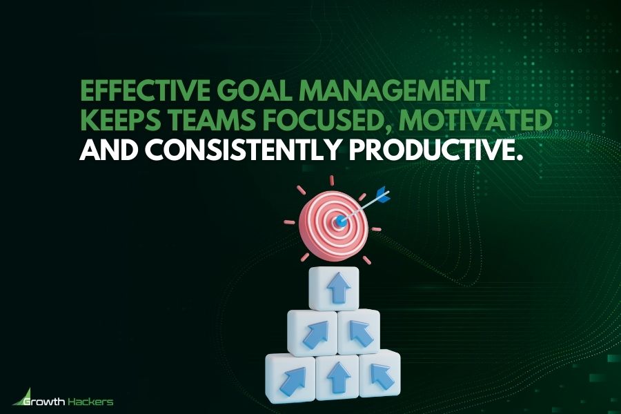 Effective goal management keeps teams focused motivated and consistently productive