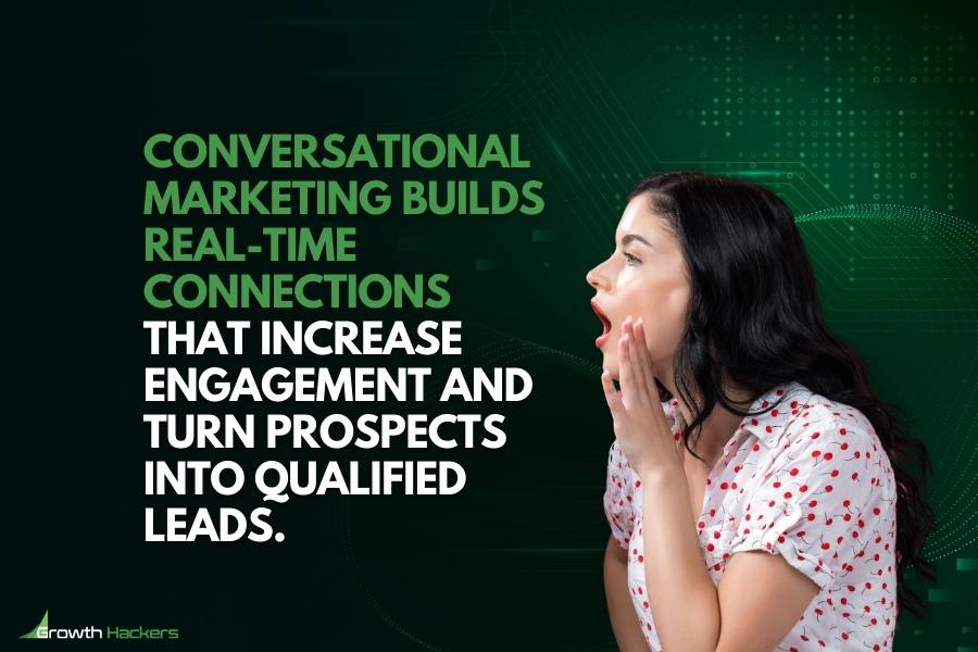 Conversational marketing builds real-time connections that increase engagement and turn prospects into qualified leads