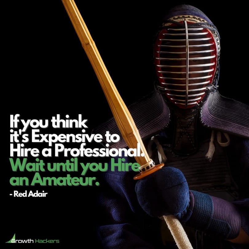 Marketing Agency Life If you think it's expensive to hire a professional. Wait until you hire an amateur