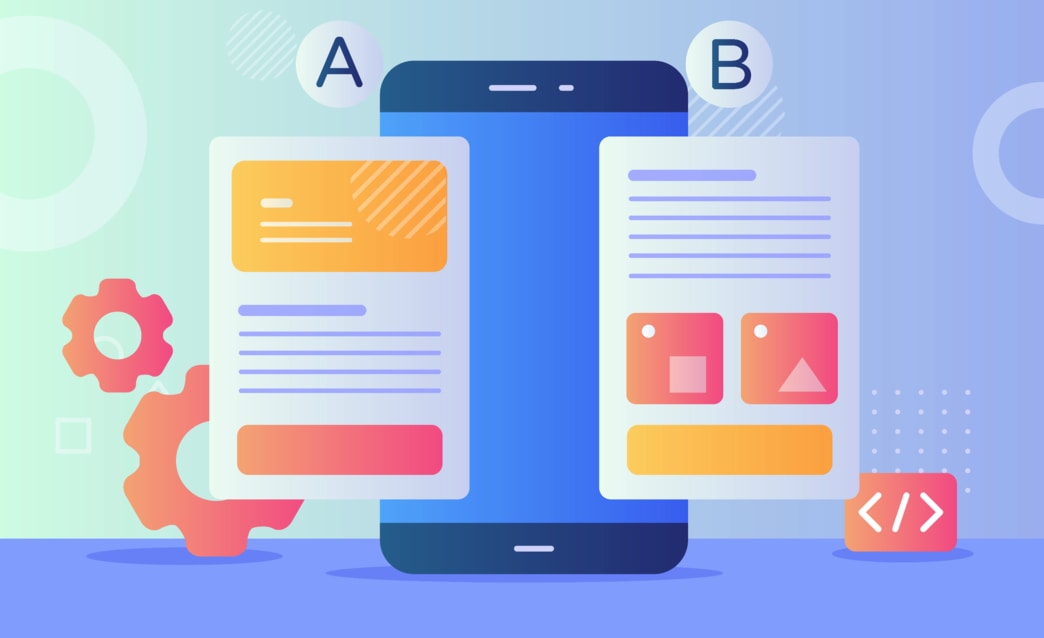 A:B Split Testing Mobile App Business