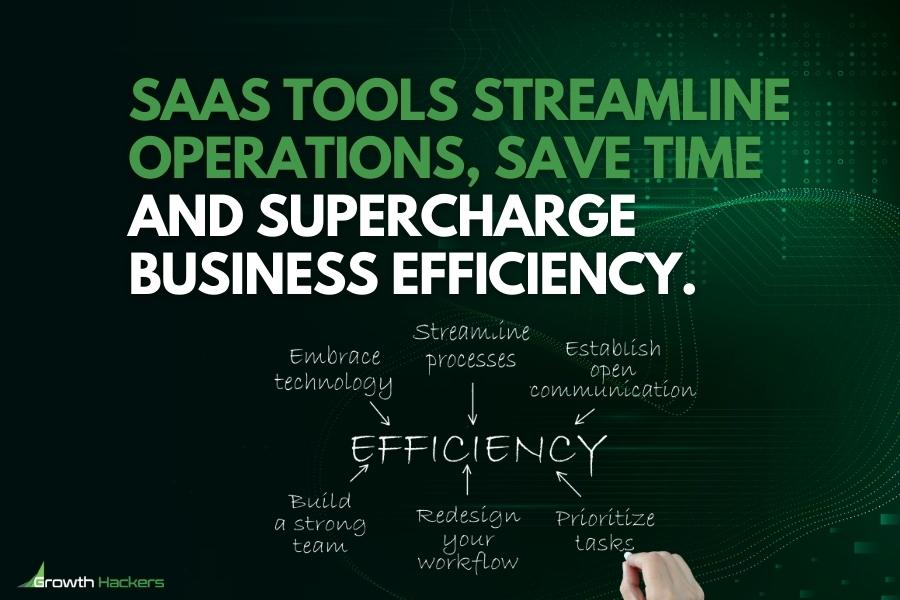SaaS tools streamline operations save time and supercharge business efficiency