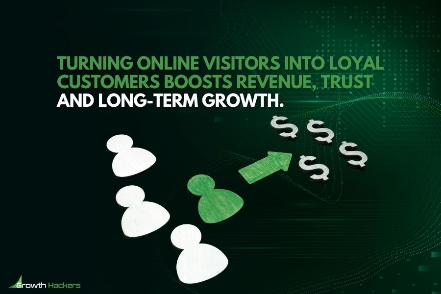 Turning online visitors into loyal customers boosts revenue trust and long-term growth