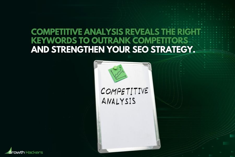 Competitive analysis reveals the right keywords to outrank competitors and strengthen your SEO strategy