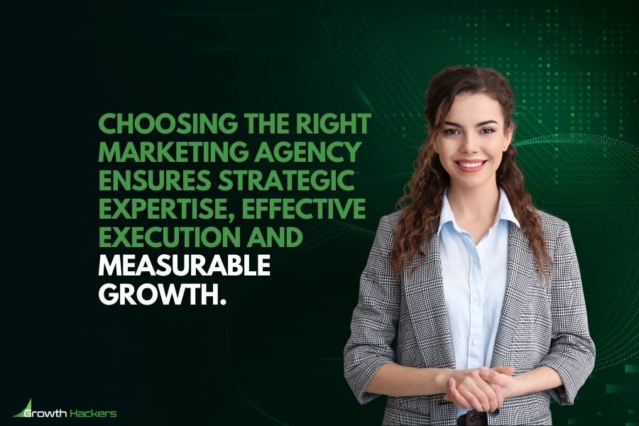 Choosing the right marketing agency ensures strategic expertise Effective execution and measurable growth