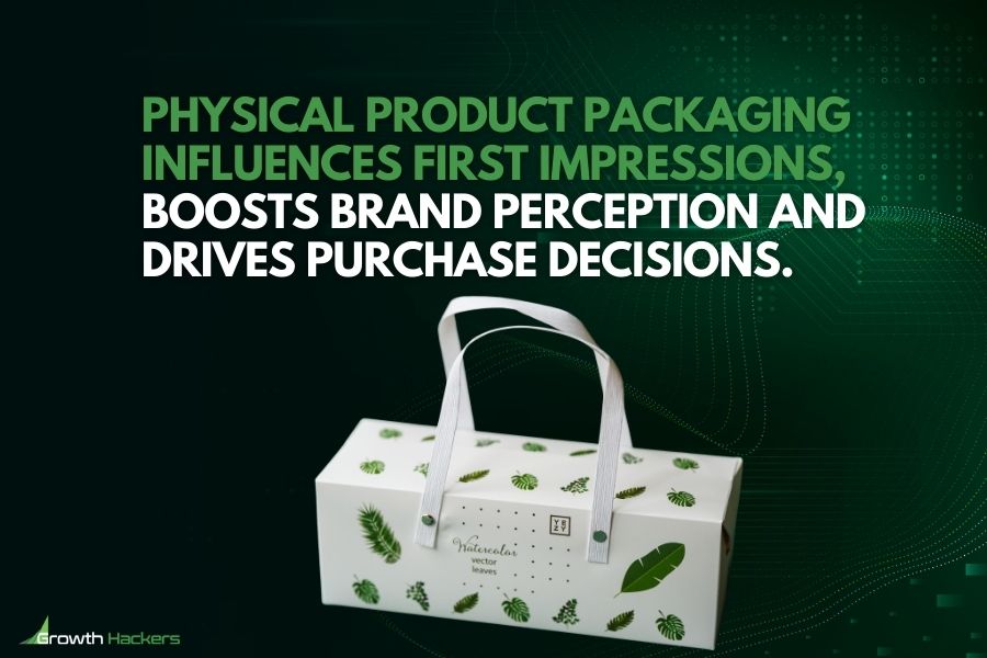 Physical product packaging influences first impressions boosts brand perception and drives purchase decisions