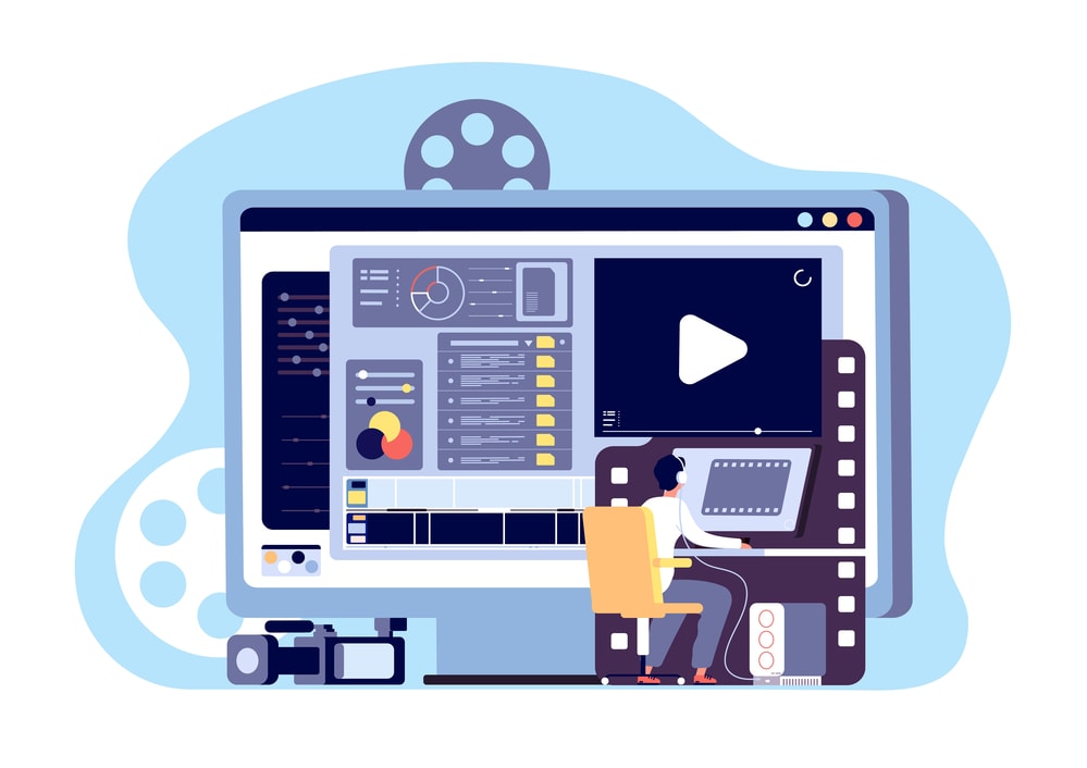 Create Video Marketing Content Production Editor