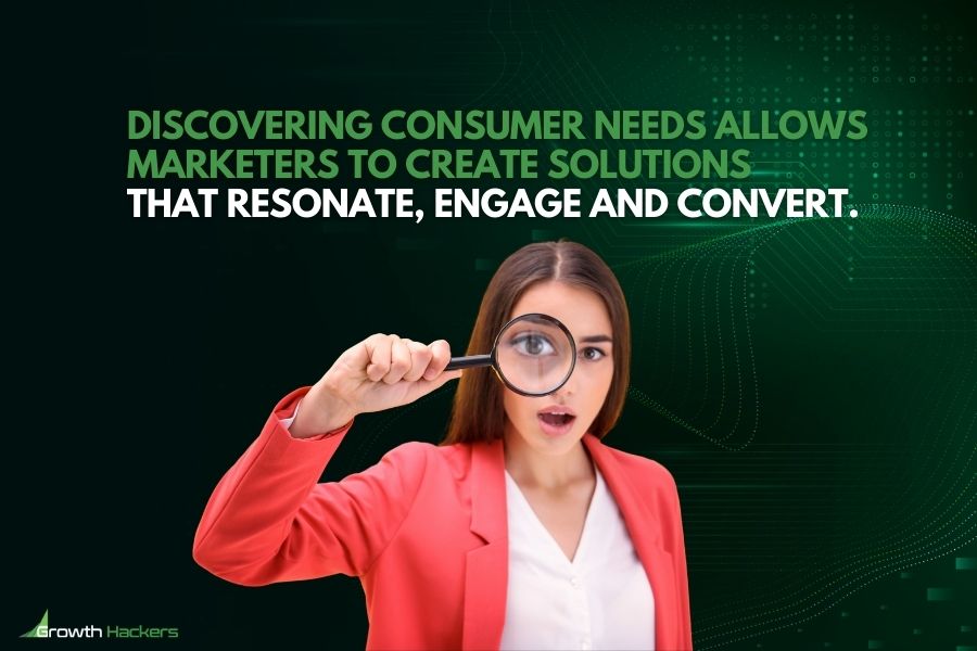 Discovering consumer needs allows marketers to create solutions that resonate engage and convert