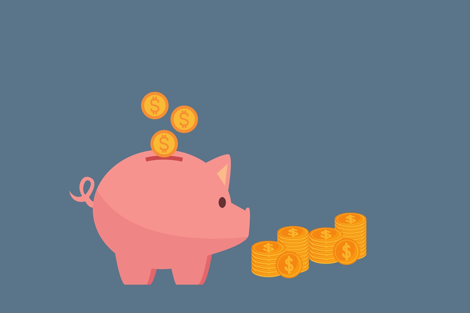 Pink Piggy Bank Money Saving Retirement Entrepreneurship