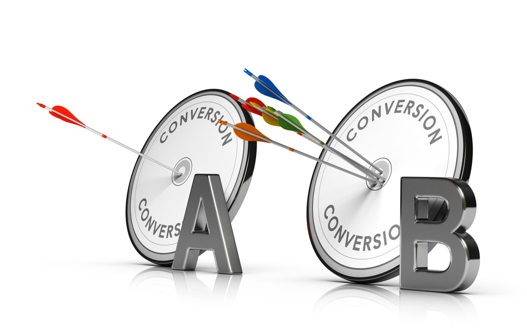 A:B Split Testing Conversion Rate Targets