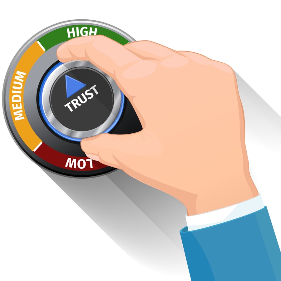 Build Trust Credibility Knob