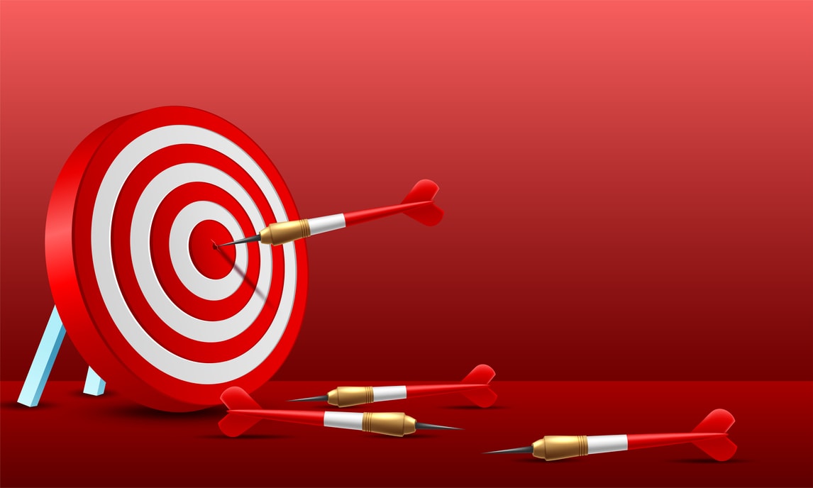 Identify Target Market Audience Red Darts