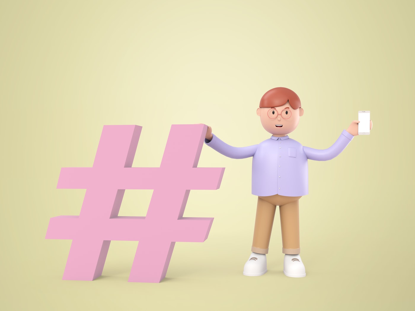 Implement Hashtags Twitter 3D Hashtag