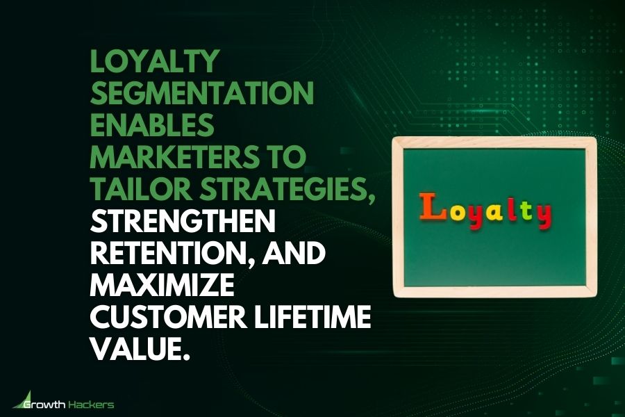 Loyalty segmentation enables marketers to tailor strategies strengthen retention and maximize customer lifetime value