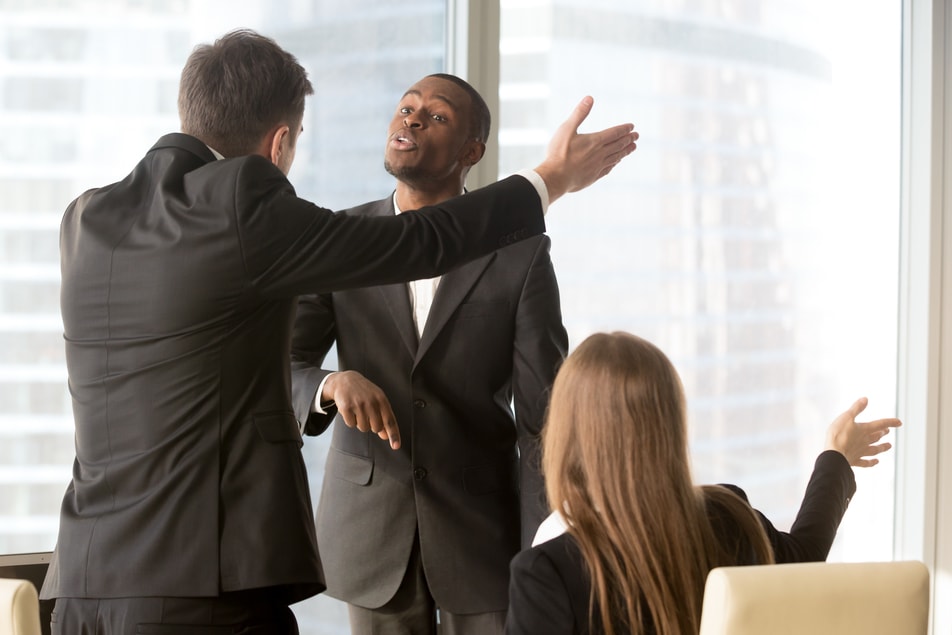 People Business Meeting Arguing Annoyed