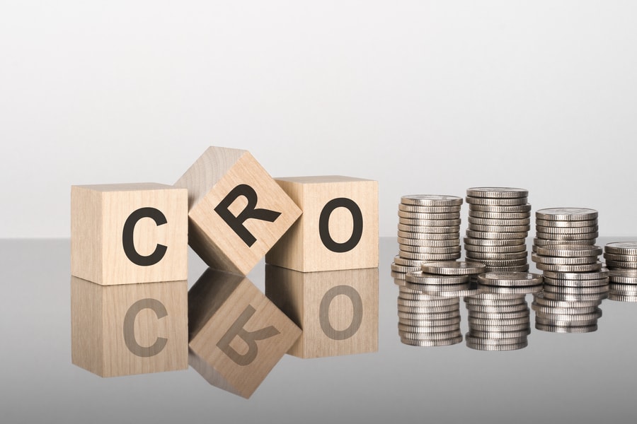 CRO Conversion Rate Optimization Wooden Blocks Coins