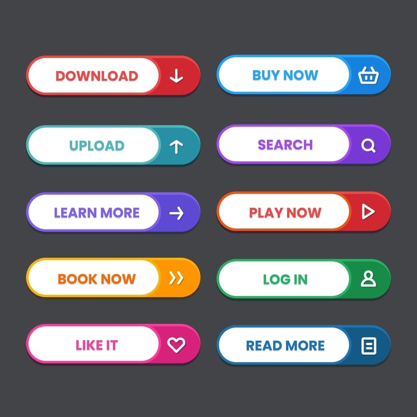 Clickable CTA Buttons Click to Action for Responsive Website Design