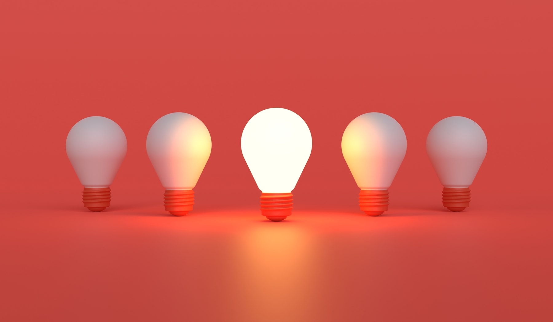 Generate New Ideas Ideation Lightbulb Stand Out