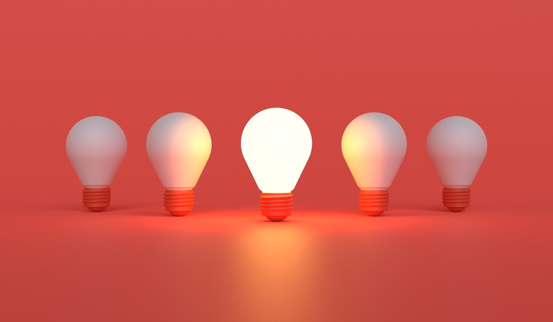 Generate New Ideas Ideation Lightbulb Stand Out