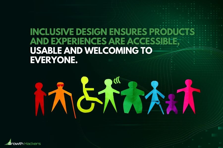 Inclusive design ensures products and experiences are accessible usable and welcoming to everyone