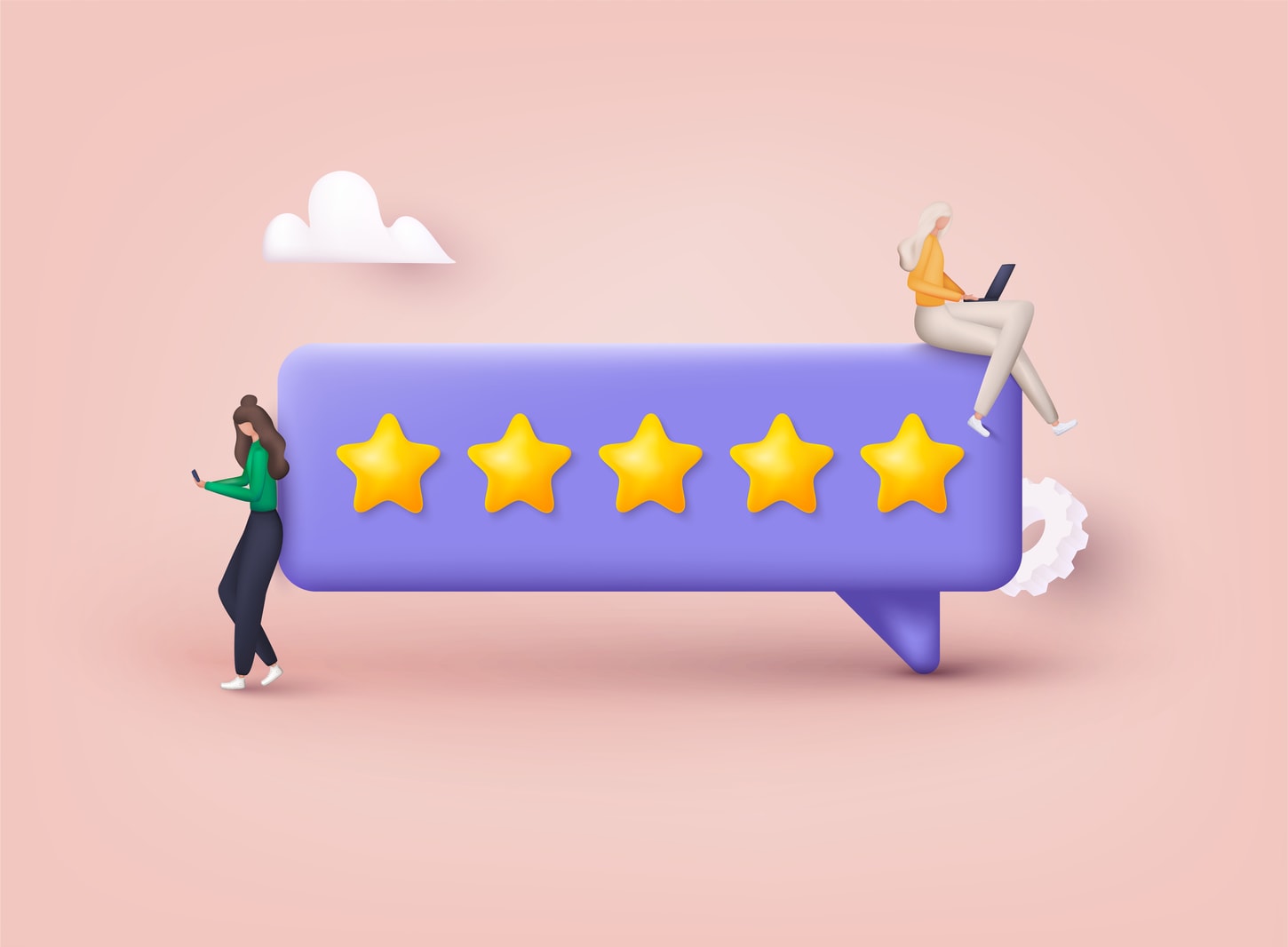 Positive Online Reviews 5 Stars Customer Feedback Success Satisfaction