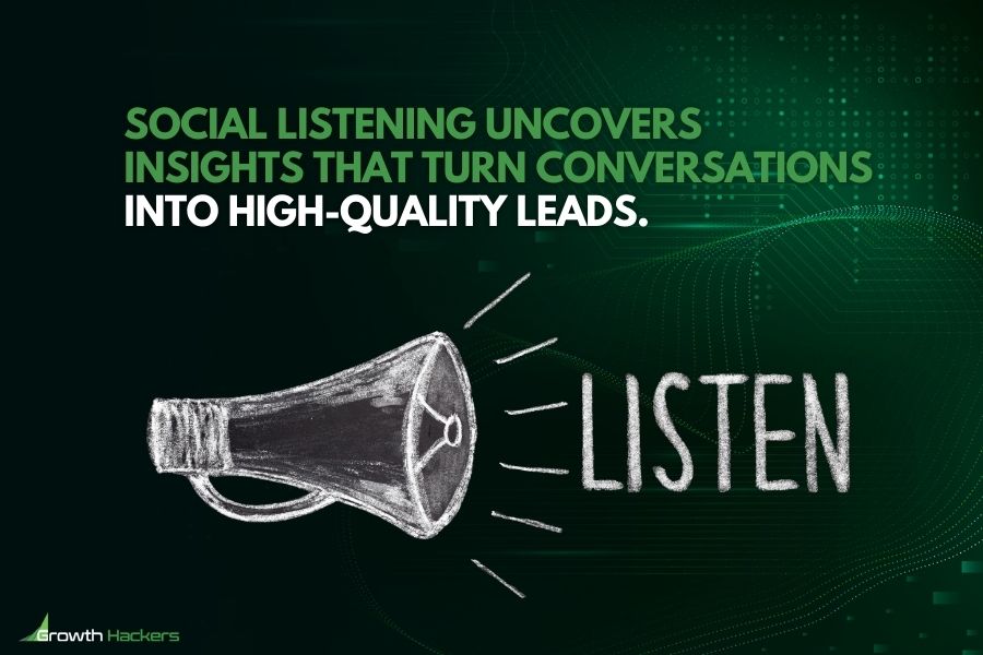Social listening uncovers insights that turn conversations into high-quality leads
