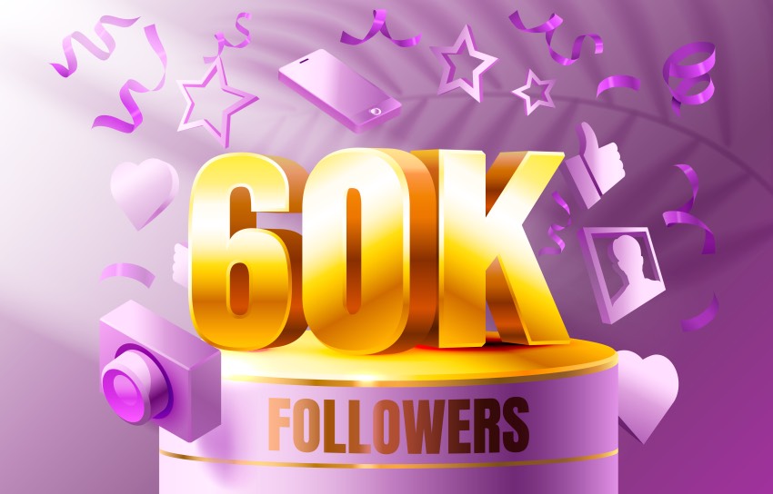 60K Followers Large Following Influencer Marketing