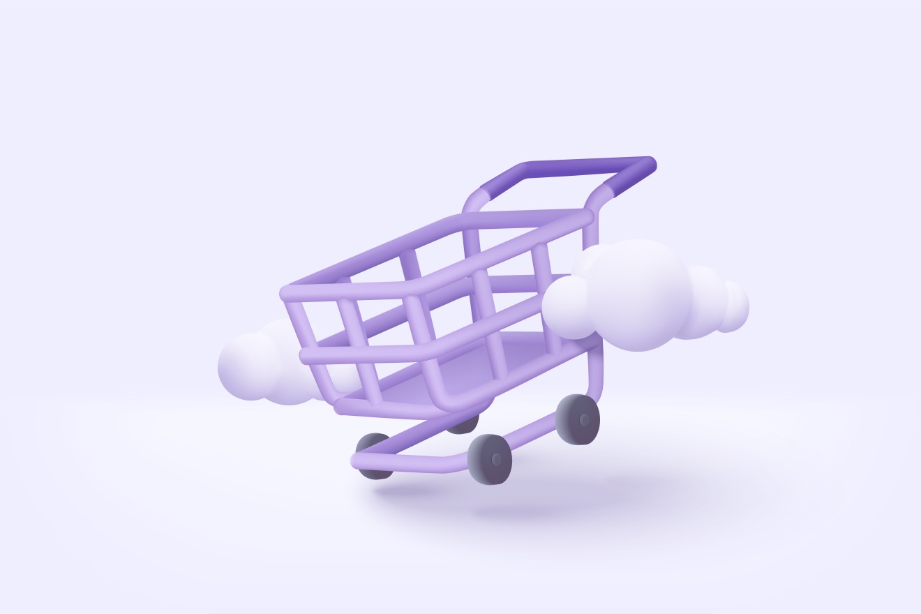 Checkout Sales Page Shopping Cart eCommerce 3D