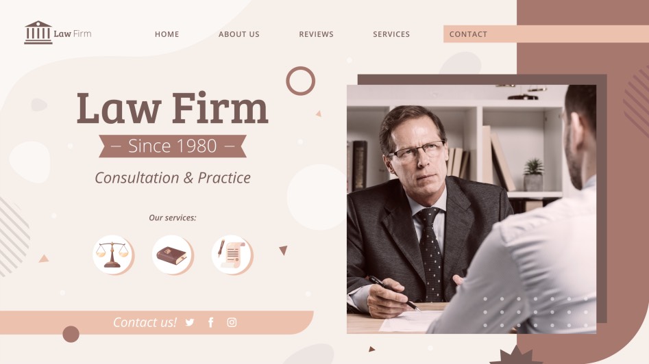Law Firm Website Web Design Sample Example