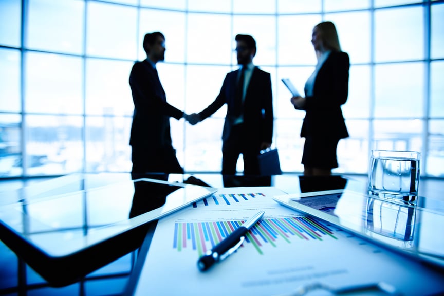 Negotiation Business People Executive Closing Deal